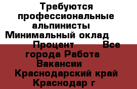 Требуются профессиональные альпинисты. › Минимальный оклад ­ 90 000 › Процент ­ 20 - Все города Работа » Вакансии   . Краснодарский край,Краснодар г.